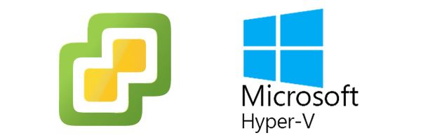 VMware EXSI Microsoft Hyper-V logo